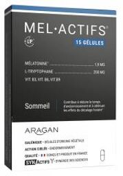Synactifs Melactifs® - Sommeil - Mélatonine - 15 Gélules - Boîte 15 gélules
