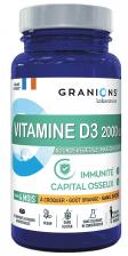 Vitamine D3 2000 Ui Immunité - Capital Osseux - Pot 30 comprimés