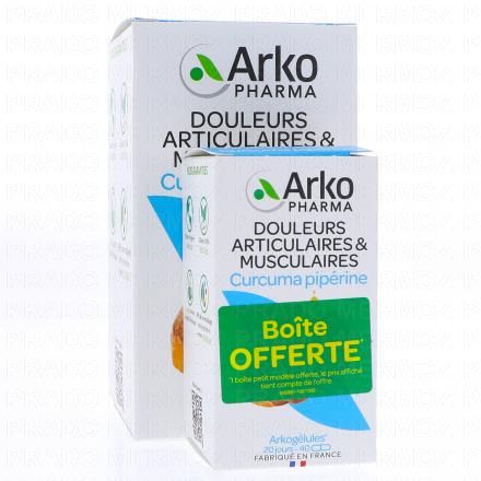 Arkogelules - Curcuma / Pipérine 130 gélules + 40 gélules offertes