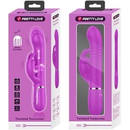 Vibromasseur Coale Rabbit Perles Violette 1ut