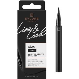 Line & Lash 2-In-1 Lash Adhesive Eyeliner Black 7ml