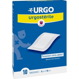 Urgostérile 8cm x 10cm 10 Pansements