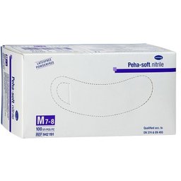 Peha-Soft gants jetables en nitrile fin et jetables taille M 100uds