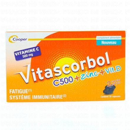 C500+Zinc+Vit.D boite de 30 capsules