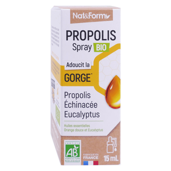 Bio Spray Buccal à la Propolis 15ml