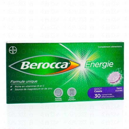 Energie - goût Cassis 30 comprimés effervescents
