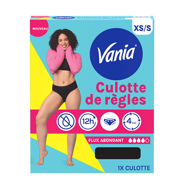 Culotte de Règles Flux Abondant Taille XS/S
