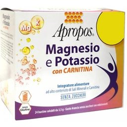 Magnésium et Potassium avec Carnitine Sachets 24x3.5g
