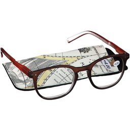 Lunettes Pharma Lunettes de lecture Orange-Marron + 4.00