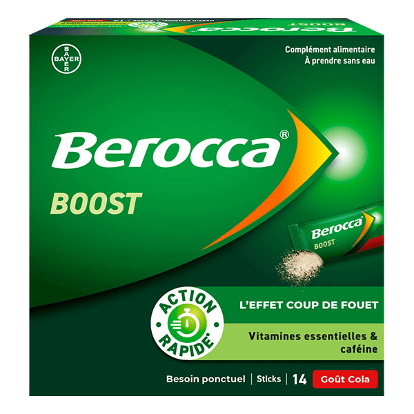 Boost Effet Coup de Fouet Goût Cola 14 sticks