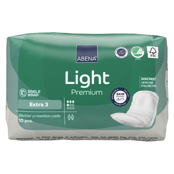 Light Premium Protection Adhésive Extra Taille 3 10 unités