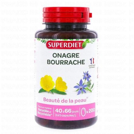 Onagre bourrache Beauté de la peau x200 gélules