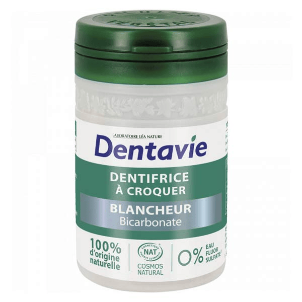 Dentifrice à Croquer Blancheur Bicarbonate 60 comprimés