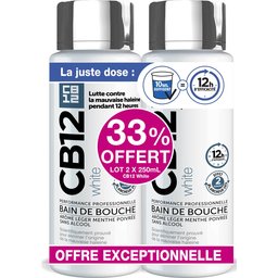 White Bain De Bouche 2x250ml