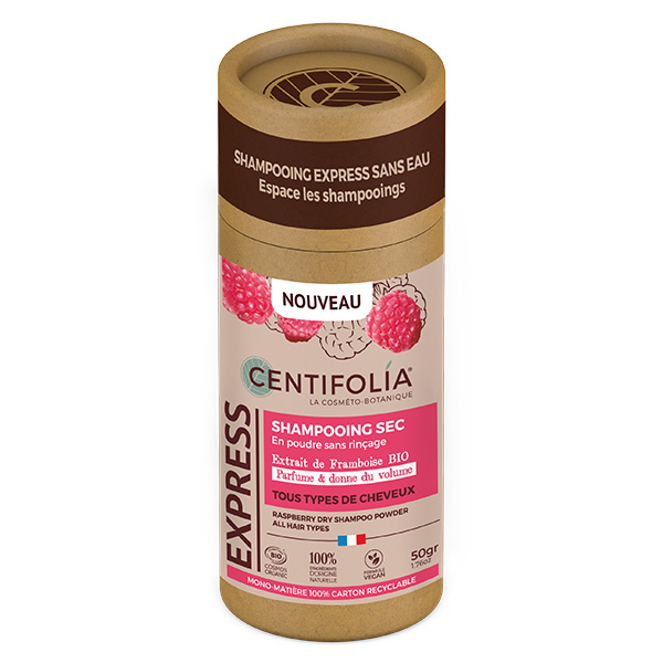 Express Shampoing Sec en Poudre Framboise Bio 50g