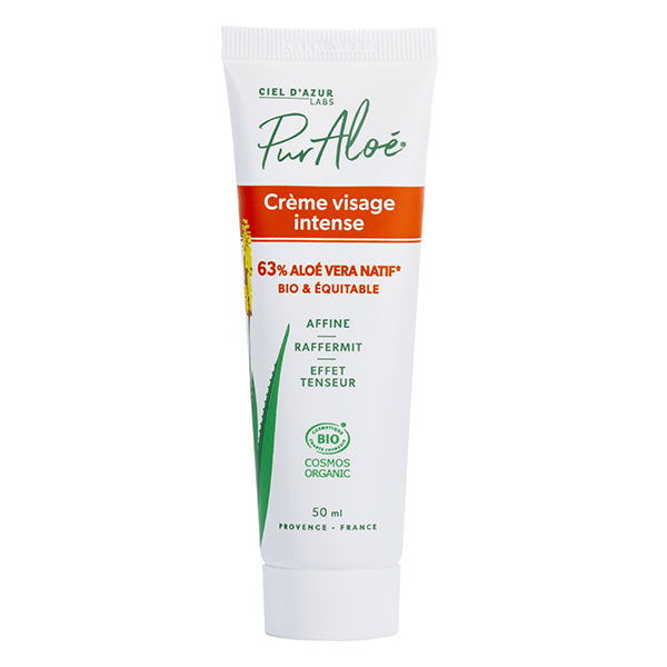 Crème Visage Aloé Vera Intense 63% 50ml