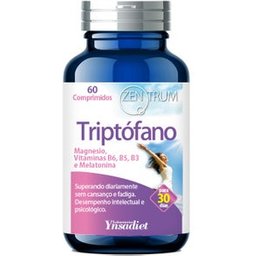 Tryptophane Magnésium Vit B6 B5 B3 et Mélatonine 60comp
