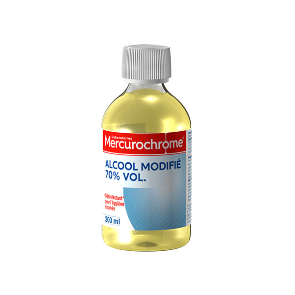Alcool Modifié 70 Vol. 200ml