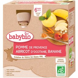 Pomme & Abricot D'occitanie Banane 6 mois