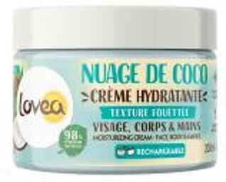 Crème Hydratante Nuage de Coco Visage Corps & Mains 200 ml - Pot 200 ml