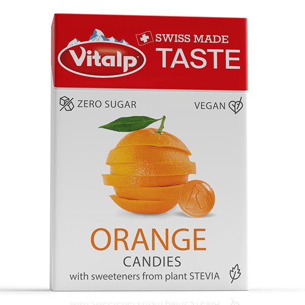 - Bonbons sans sucre - Orange 25g