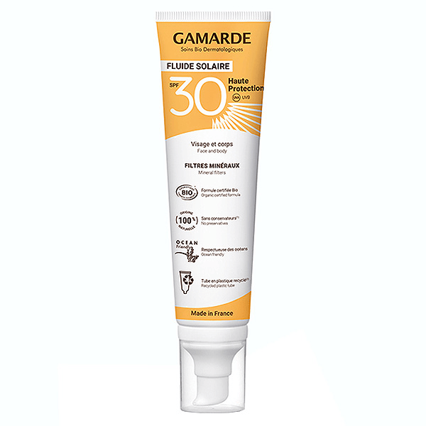 Solaire Fluide Haute Protection SPF30 Bio 100ml