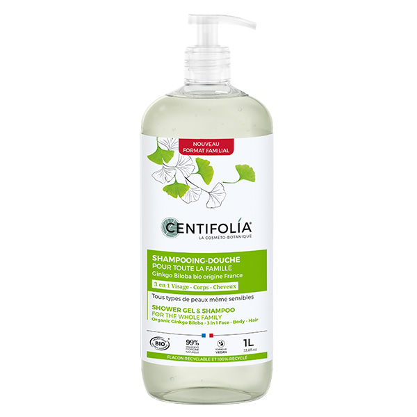 Douceur et Hydratation Shampooing Douche Bio 1L