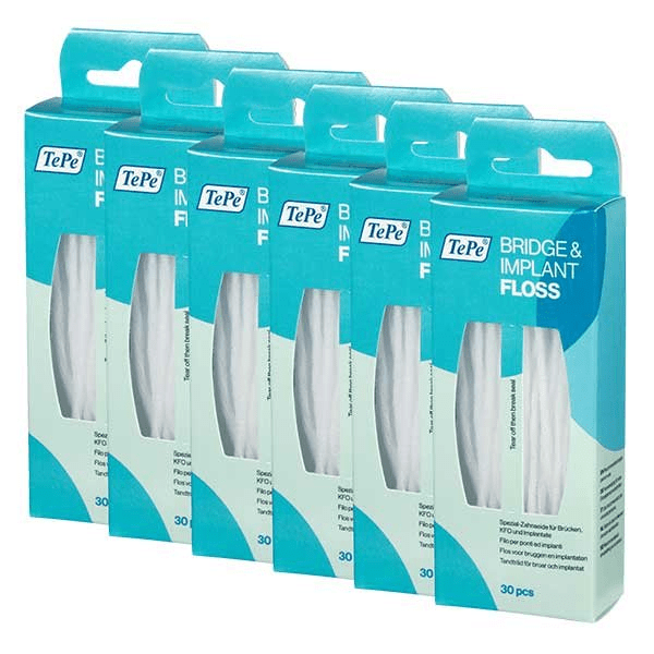 Fil dentaire Bridge implant 6 boîtes de 30 pièces