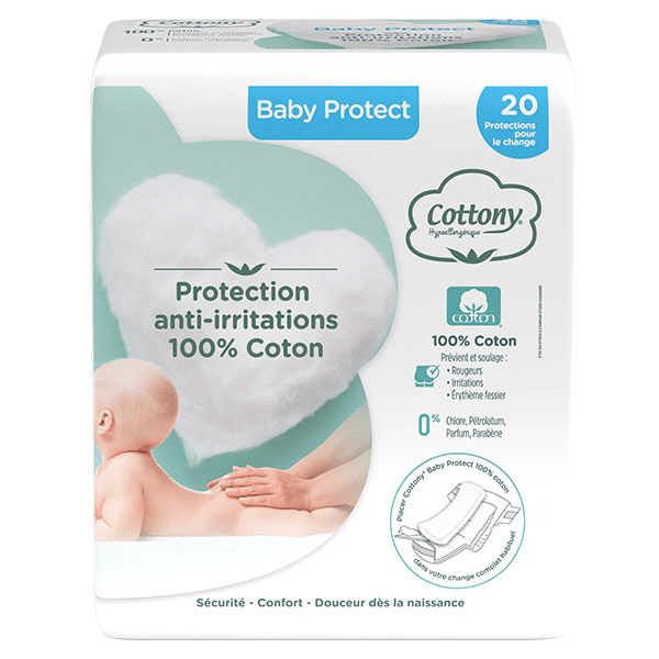 Baby Protect Protection 100% Coton 20 unités