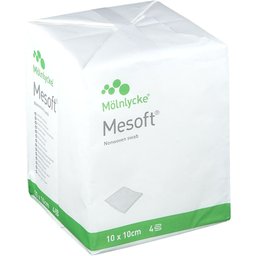 Mesoft S Compresse Non-Stérile Non-tissé 4 Couches 10x10 cm 157300