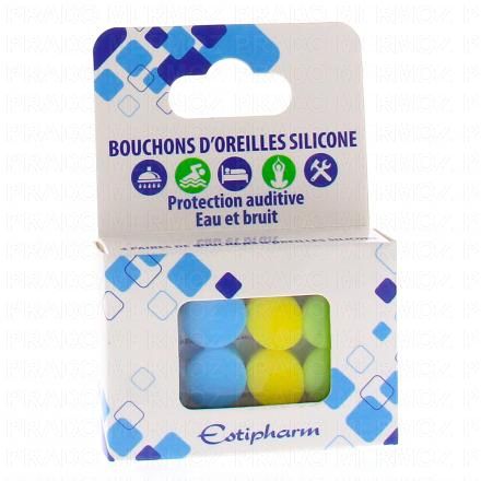 Bouchons d'oreilles en silicone 4 paires