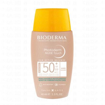 Photoderm - Nude Minéral SPF50+ Protection solaire teinté doré 40ml