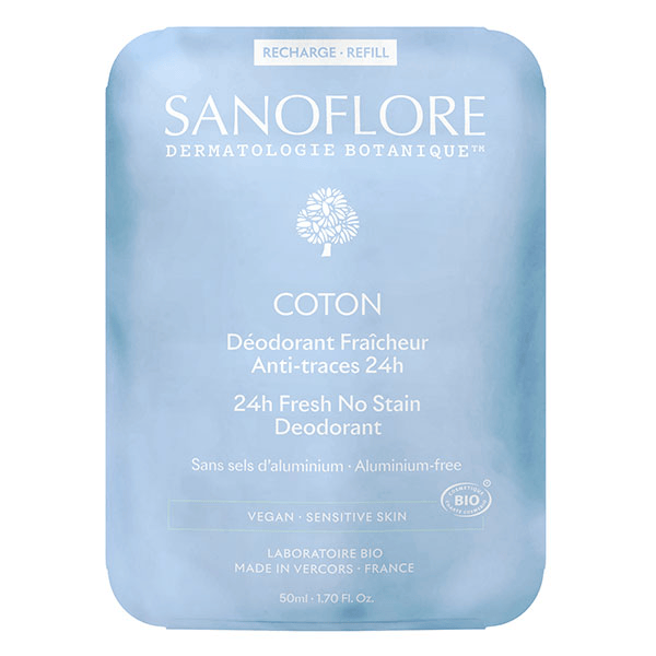 Recharge déodorant Coton 24h 50 ml