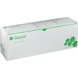 Molnlycke Gauze™ Compresses de gaze non-stériles 8 couches 5 x 5 cm
