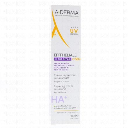 A-DERMA Epitheliale A.H Ultra - crème réparatrice protectrice SPF50+ tube 100ml