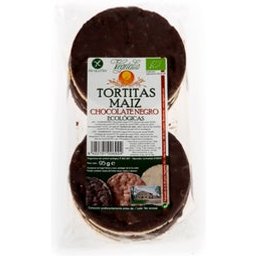 Tortitas de Maiz con Chocolate Negro Bio 95g