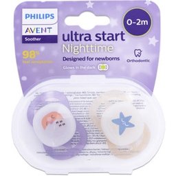Ultra Start Nighttime Sucette Scf075/09 2 uts