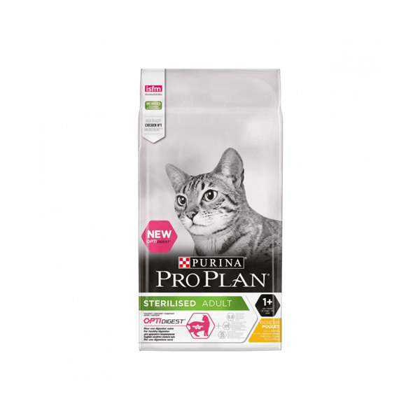 Proplan OptiDigest Chat Adulte Stérilisé Poulet 1,5kg