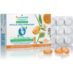 Respiratoire Pastilles Respiratoire aux 3 miels aromatiques - 18 pastilles