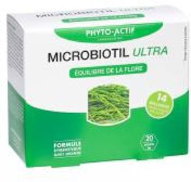 Microbiotil Ultra Équilibre de le Flore 20 Sachets de 6 g - Boîte 20 sachets de 6 g