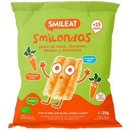 Smilondas Snack Ecológico de Zanahoria 25g