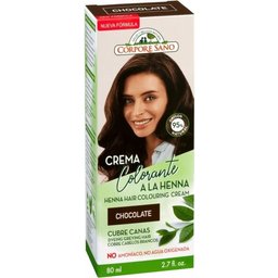 Crème colorante pour cheveux au chocolat 80ml