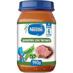 Nestlé Pot Petits Pois au Boeuf Bio 190g