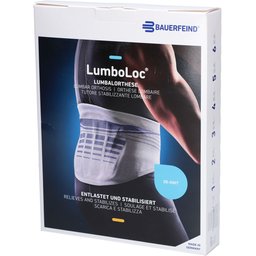 Bauerfeind® Lumboloc® Orthèse lombaire taille 6 titane