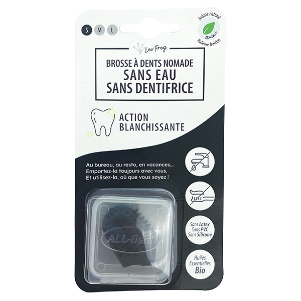 Brosse à Dents Blanchissante Nomade Bambou & Methol Taille S