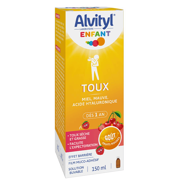 Toux - Solution Buvable - Enfant- Miel, Mauve, Acide hyaluronique