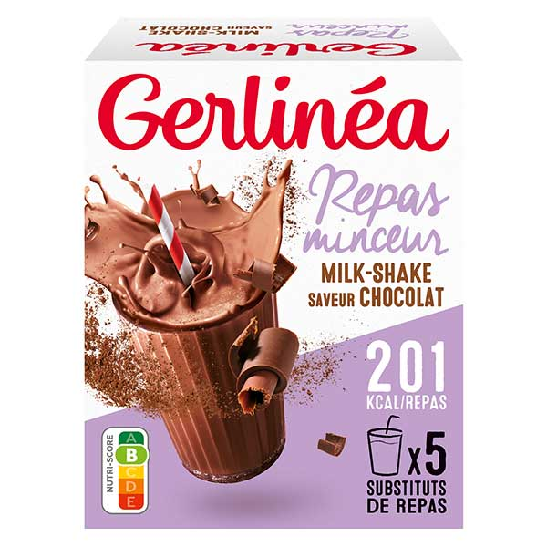 Gerlinéa Repas Minceur Milk-Shake Chocolat 150g