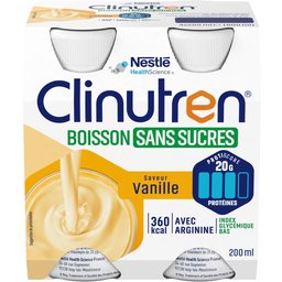 Boisson Sans Sucres Vanille 4x200ml