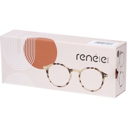 René(e) Lunettes de lecture REY +3.0 Vanilla Latte Tortoise – Unisexe