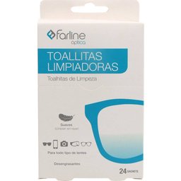Lingettes Nettoyantes pour Lunettes 24 uts
